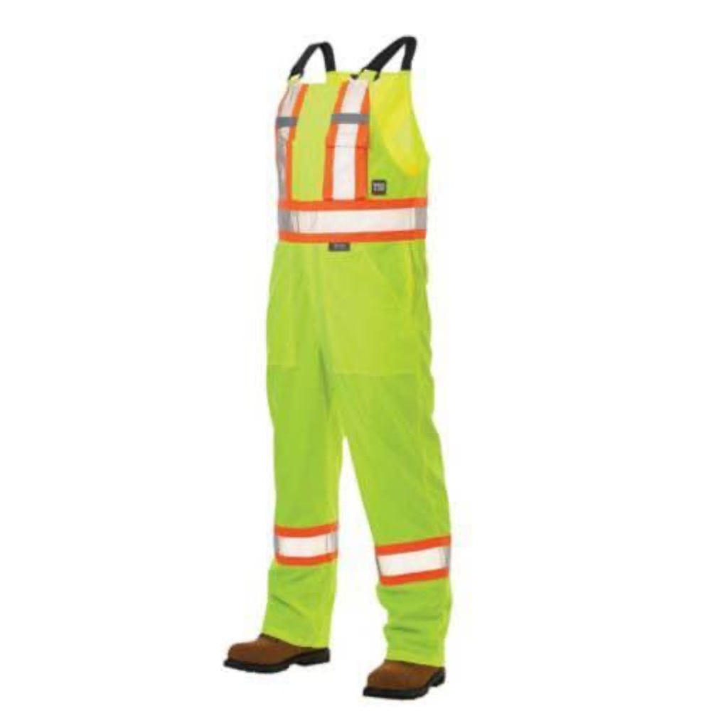 BRAND NEW 3M work king high visibility unlined bib reflective overall size M